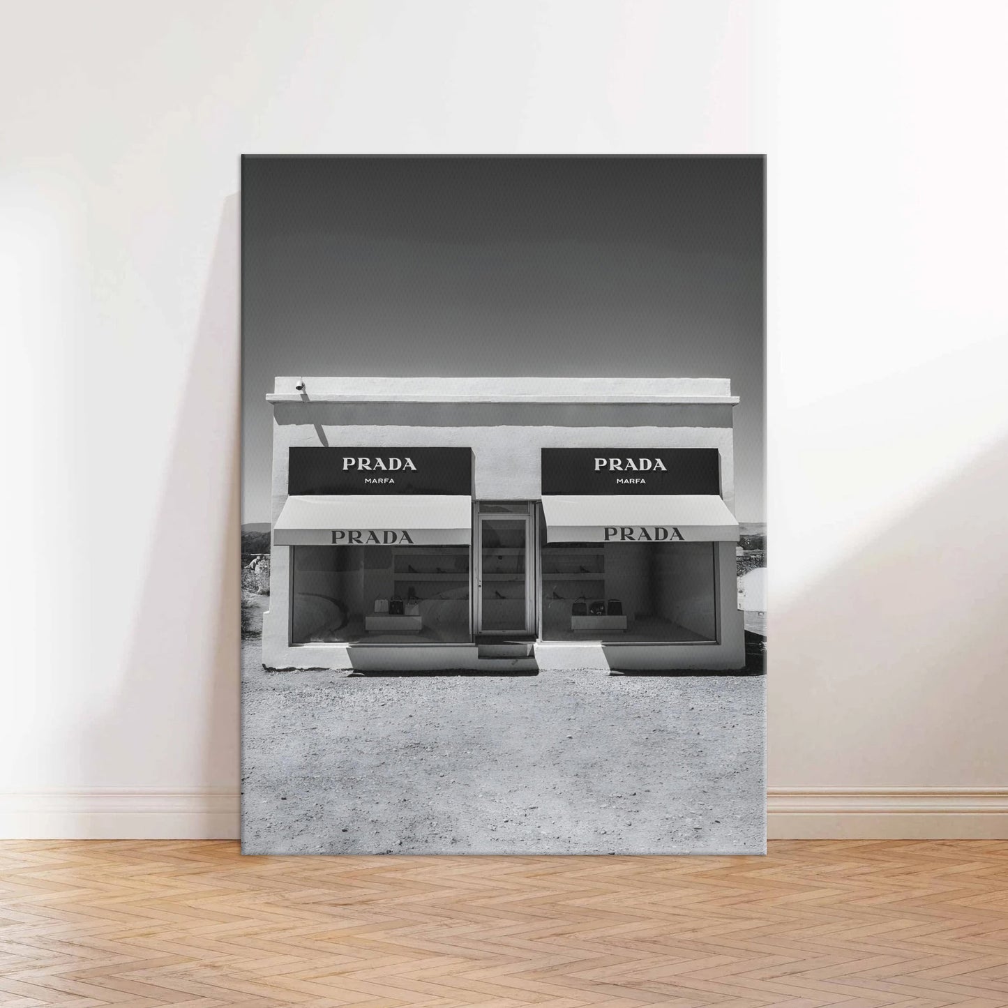 Prada Desert Store Canvas Wall Art Print