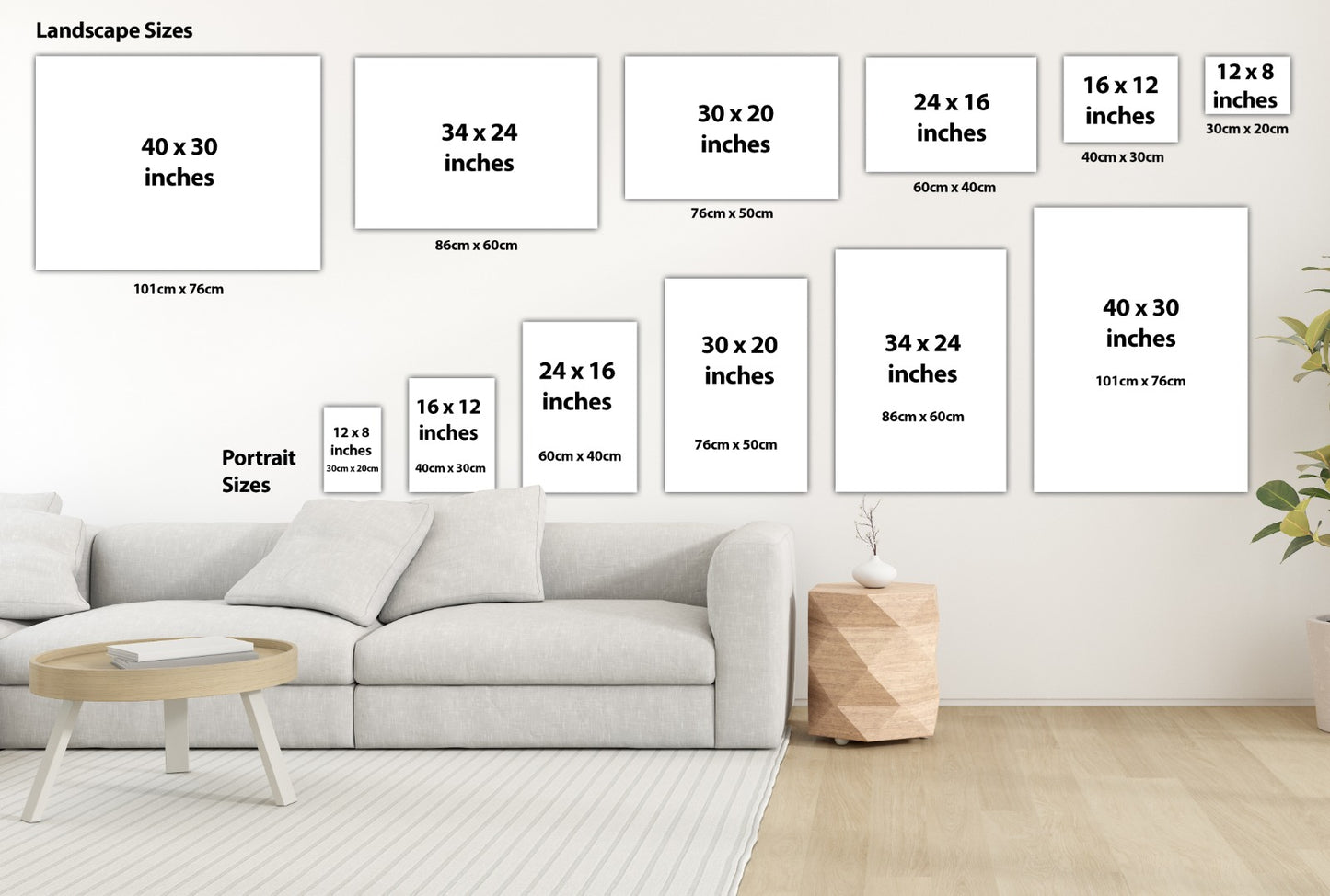 White Horses Black & White Canvas Wall Art Picture Print for the Living Room, Bedroom, Home Decor