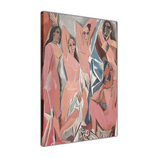 Pablo Picasso Les Demoiselles d'Avignon Canvas Wall Art Picture Print for the Living Room, Bedroom, Home Decor