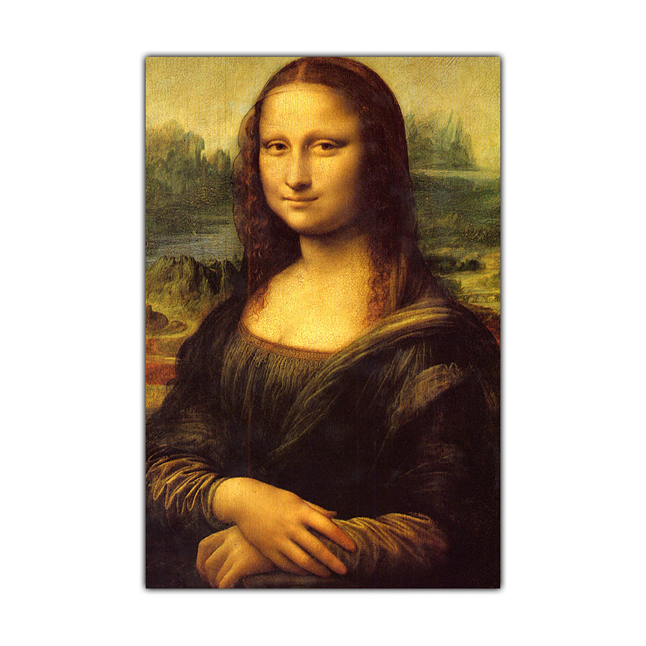 Mona Lisa Canvas Wall Art Picture Print for the Living Room, Bedroom, Home Decor