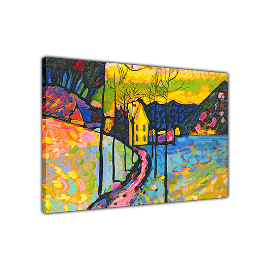 Wassily Kandinsky Winter Canvas Wall Art Picture Print for the Living Room, Bedroom, Home Decor