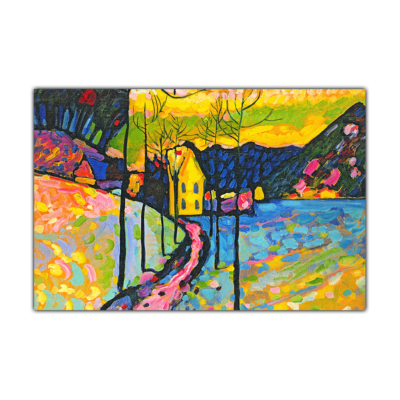 Wassily Kandinsky Winter Canvas Wall Art Picture Print for the Living Room, Bedroom, Home Decor
