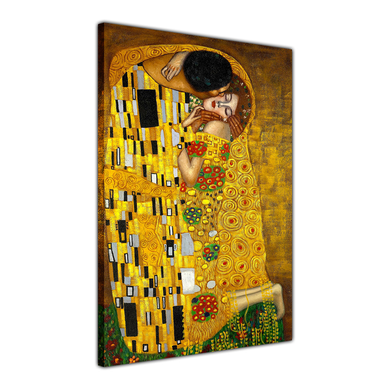 Gustav Klimt The Kiss Canvas Wall Art Picture Print for the Living Room, Bedroom, Home Decor