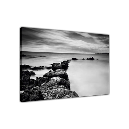 Coast Water Summer Canvas Wall Art Picture Print for the Living Room, Bedroom, Home Decor