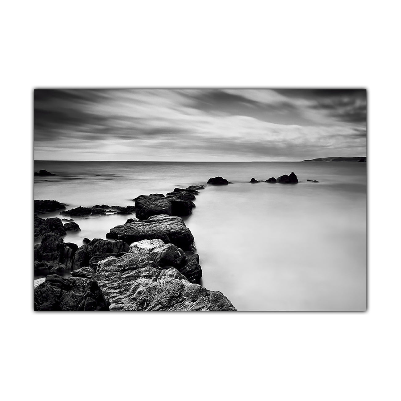 Coast Water Summer Canvas Wall Art Picture Print for the Living Room, Bedroom, Home Decor