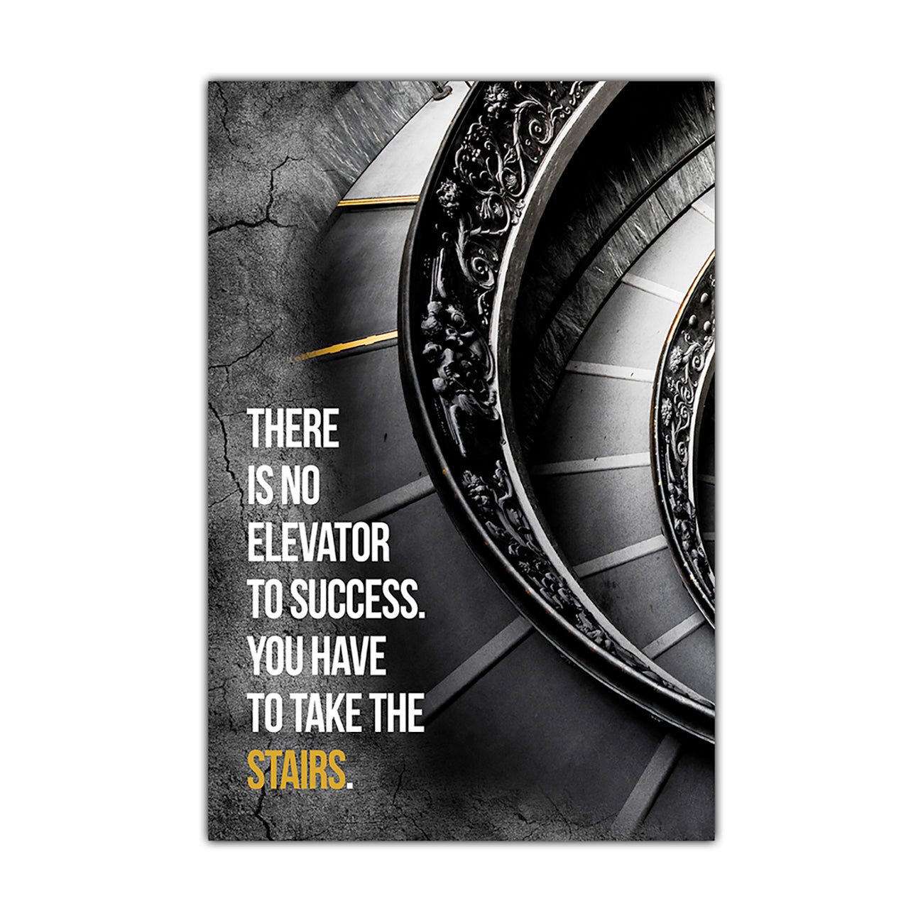 Elevate To Success Canvas Wall Art Picture Print for the Living Room, Bedroom, Home Decor