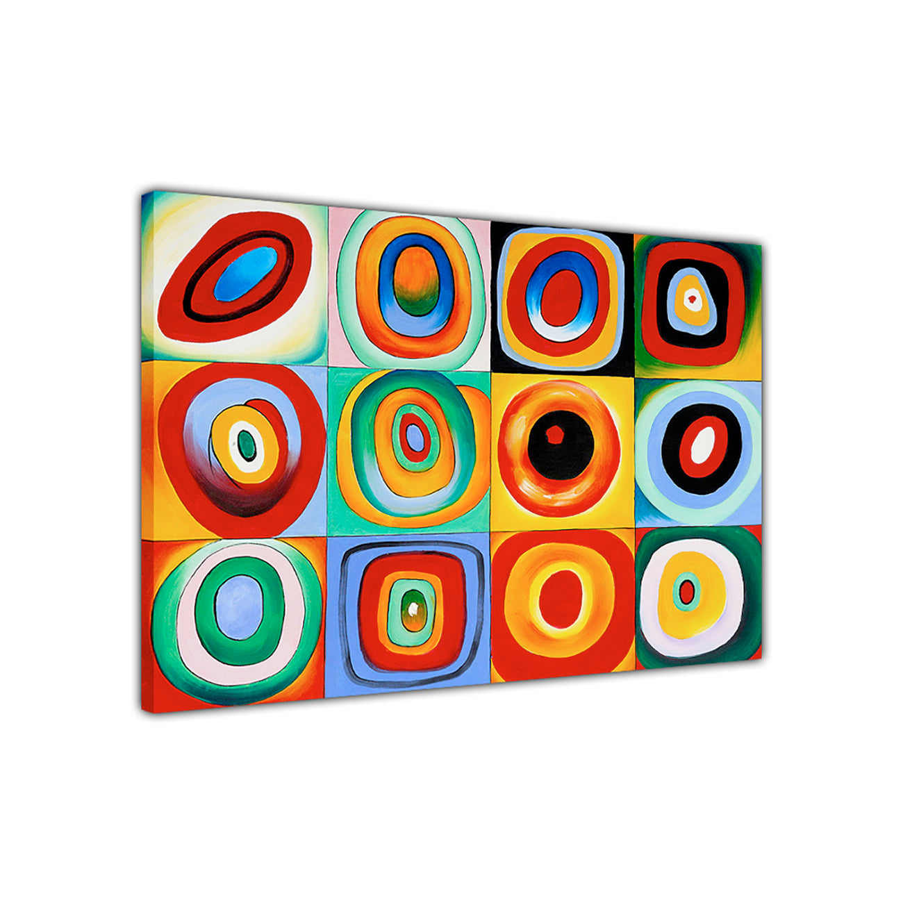 Wassily Kandinsky Farbstudie Quadrate Canvas Wall Art Picture Print for the Living Room, Bedroom, Home Decor