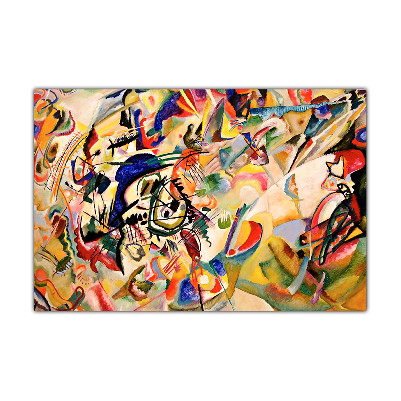 Wassily Kandinsky 7 Composition Canvas Wall Art Picture Print for the Living Room, Bedroom, Home Decor
