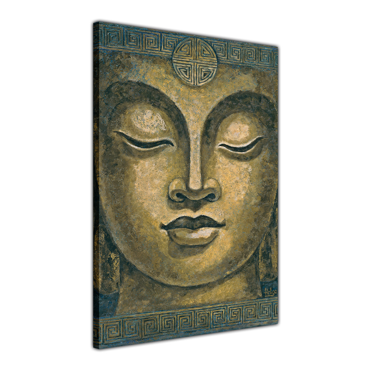 Buddha Eternal Harmony Canvas Wall Art Picture Print for the Living Room, Bedroom, Home Decor