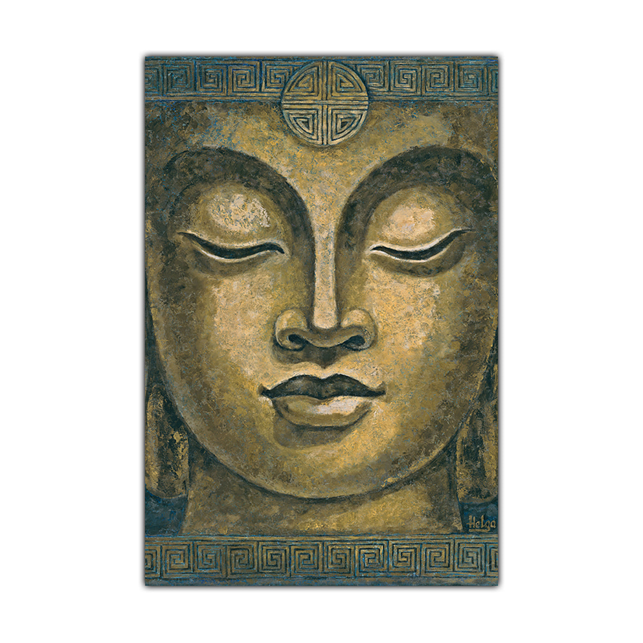Buddha Eternal Harmony Canvas Wall Art Picture Print for the Living Room, Bedroom, Home Decor