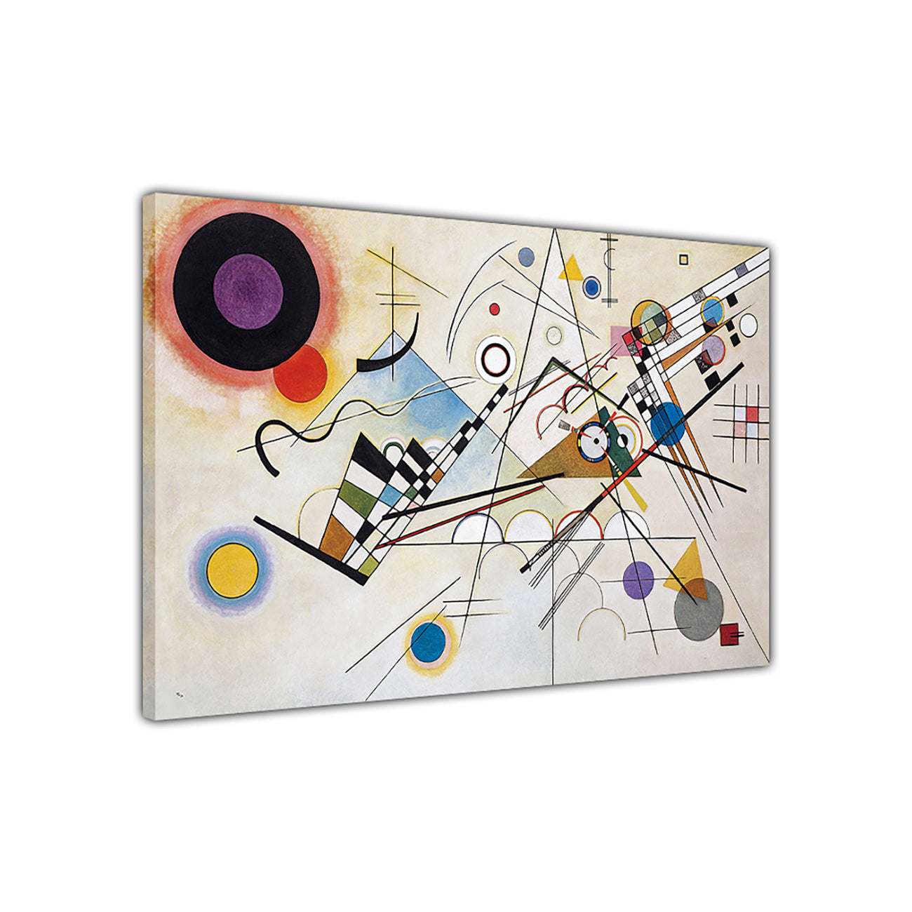 Wassily Kandinsky 8 Composition Canvas Wall Art Picture Print for the Living Room, Bedroom, Home Decor
