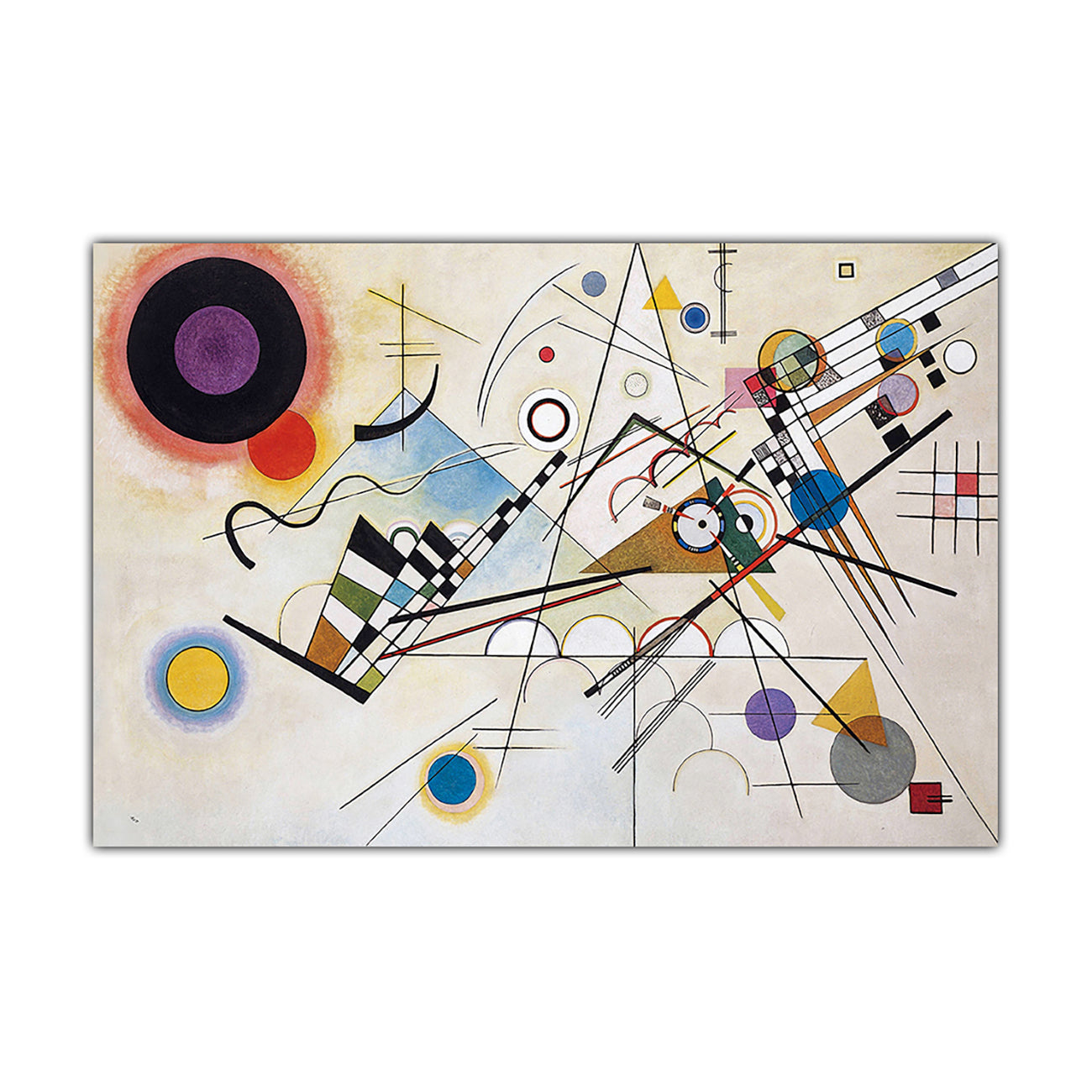 Wassily Kandinsky 8 Composition Canvas Wall Art Picture Print for the Living Room, Bedroom, Home Decor