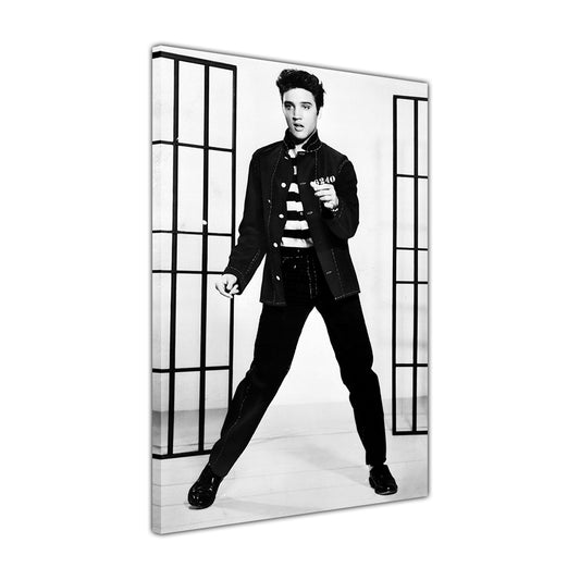 Elvis Presley Young Canvas Wall Art Picture Print for the Living Room, Bedroom, Home Decor