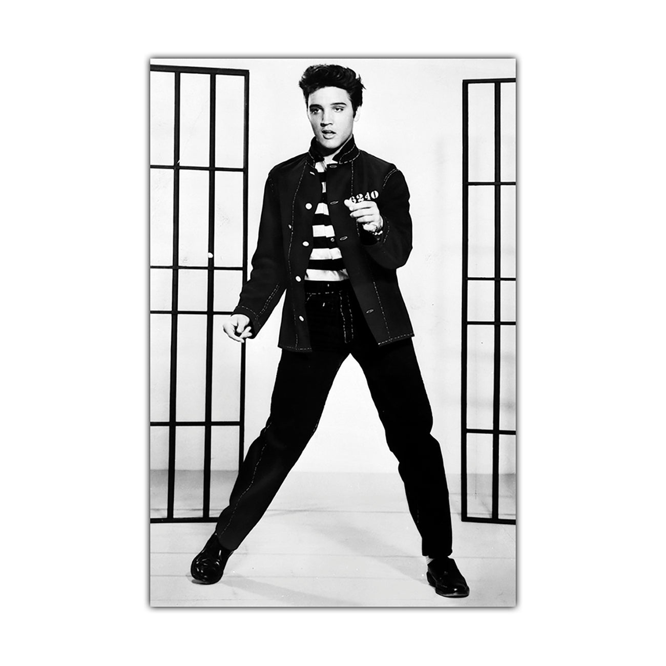 Elvis Presley Young Canvas Wall Art Picture Print for the Living Room, Bedroom, Home Decor