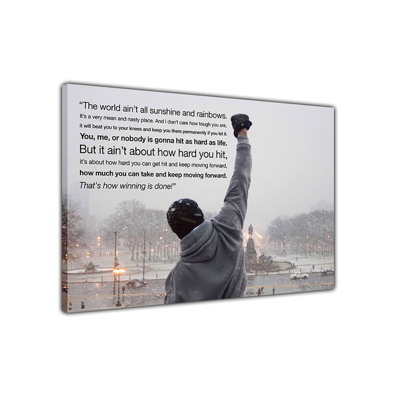 Rocky Colour NEW Canvas Wall Art Picture Print for the Living Room, Bedroom, Home Decor