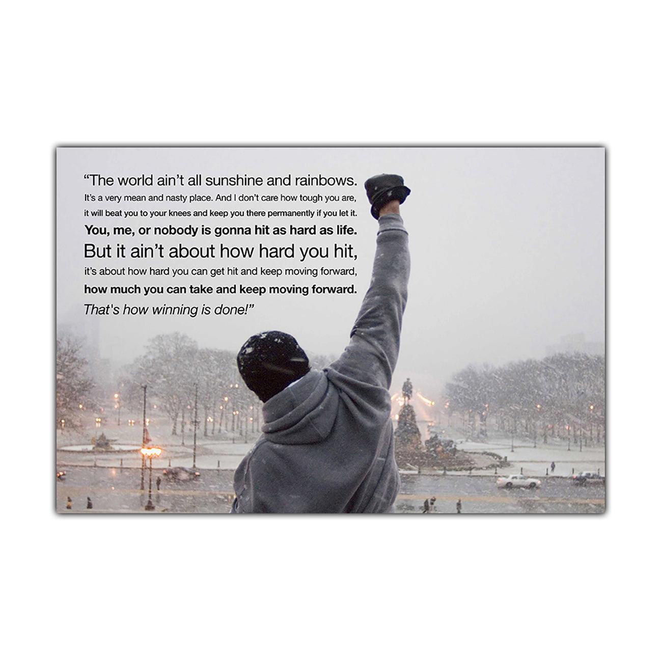 Rocky Colour NEW Canvas Wall Art Picture Print for the Living Room, Bedroom, Home Decor