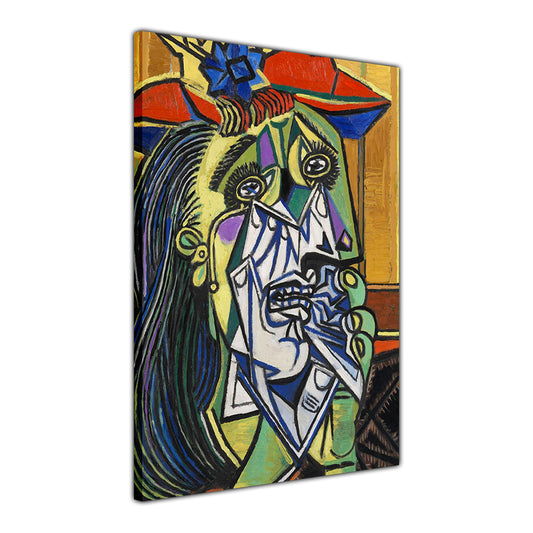 Pablo Picasso Weeping Woman Canvas Wall Art Picture Print for the Living Room, Bedroom, Home Decor