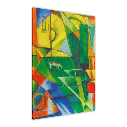 Farm Abstract Canvas Wall Art Picture Print for the Living Room, Bedroom, Home Decor