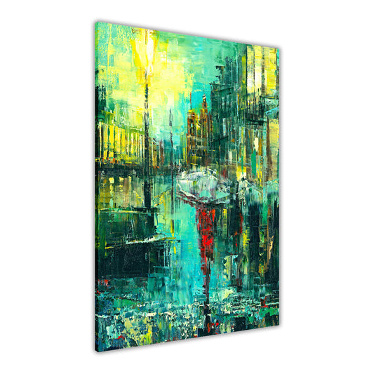 Umbrella Abstract Canvas Wall Art Picture Print for the Living Room, Bedroom, Home Decor