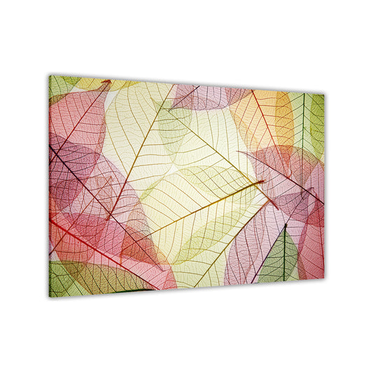 Leaf Abstract Canvas Wall Art Picture Print for the Living Room, Bedroom, Home Decor