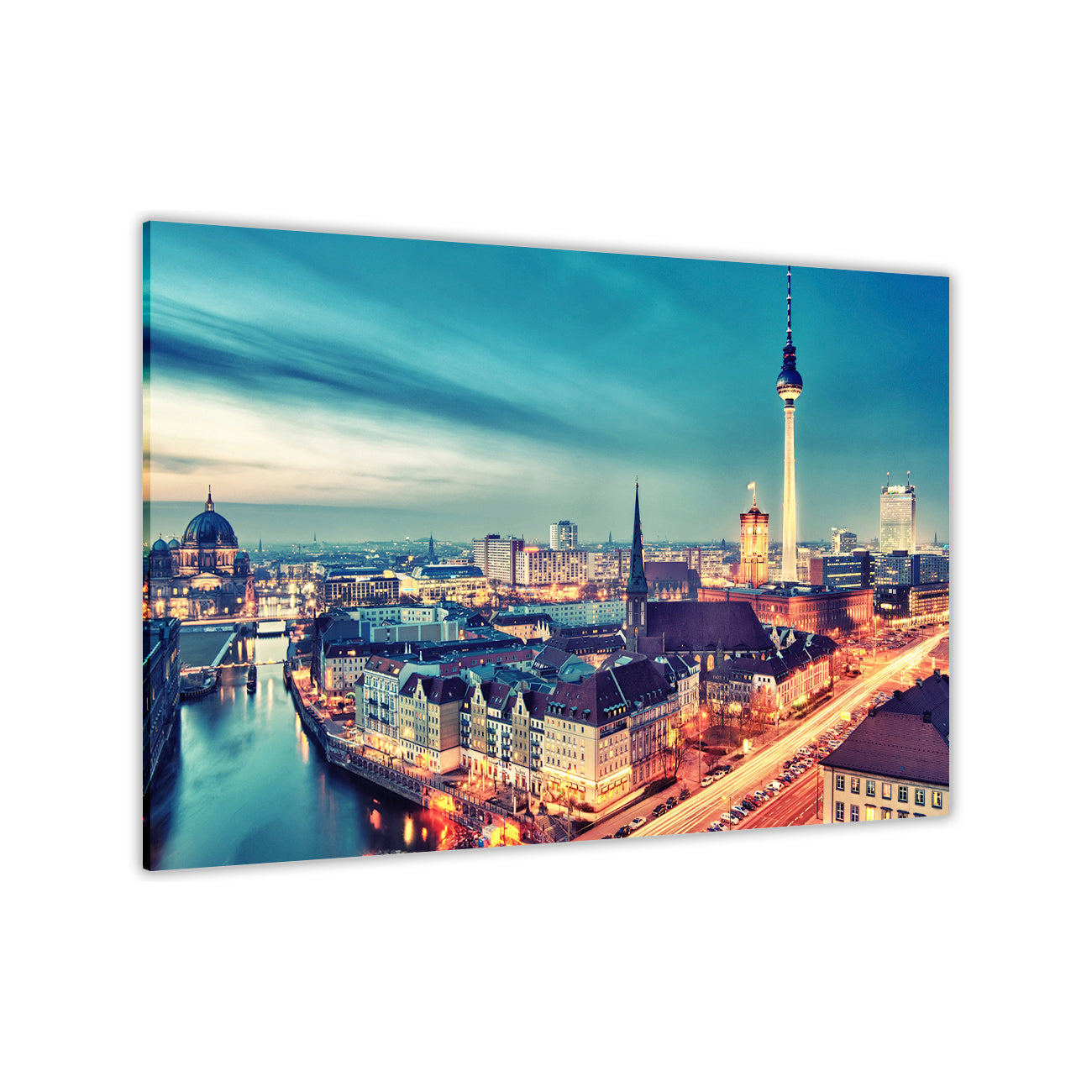 Berlin Germany Canvas Wall Art Picture Print for the Living Room, Bedroom, Home Decor