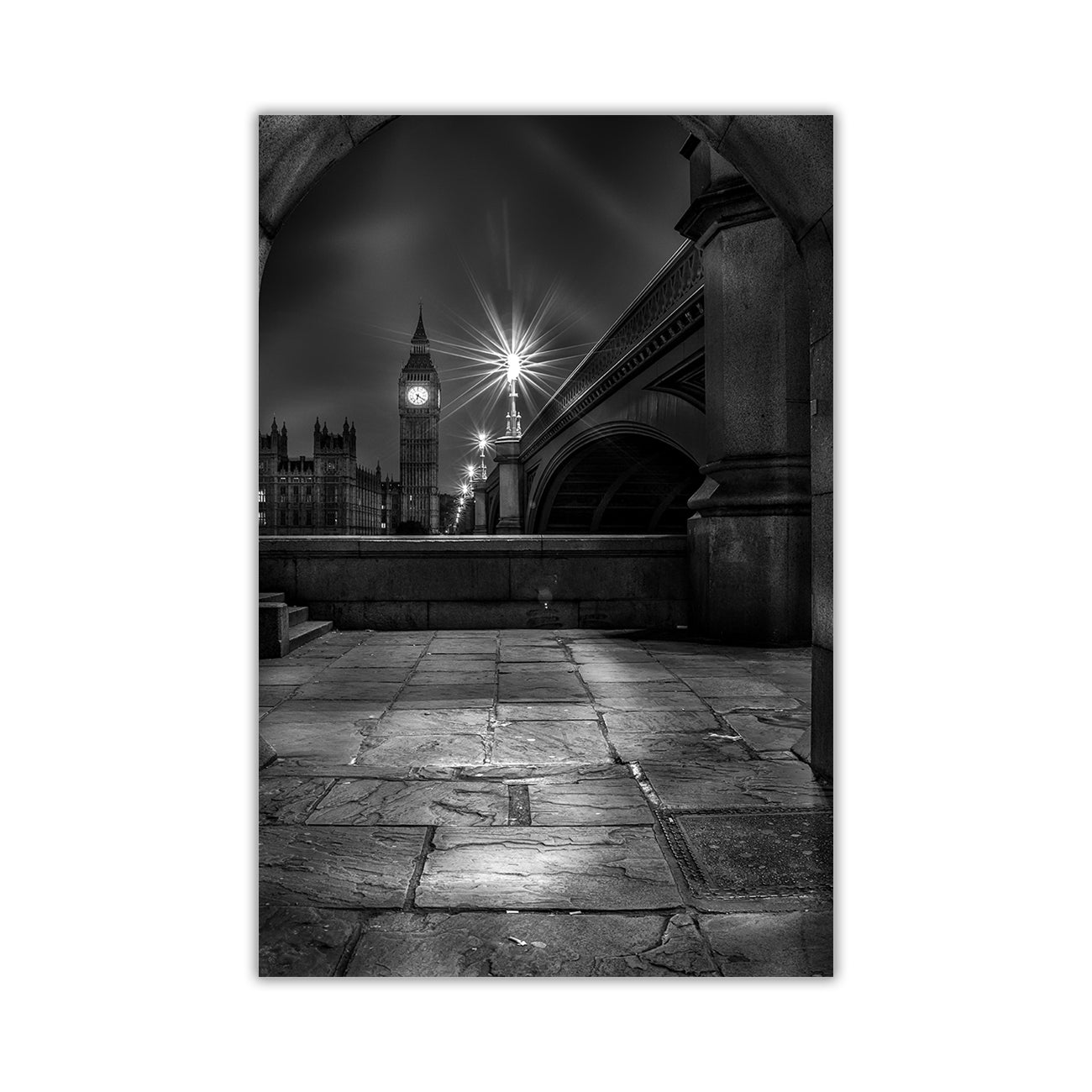 Big Ben Thames Canvas Wall Art Picture Print for the Living Room, Bedroom, Home Decor