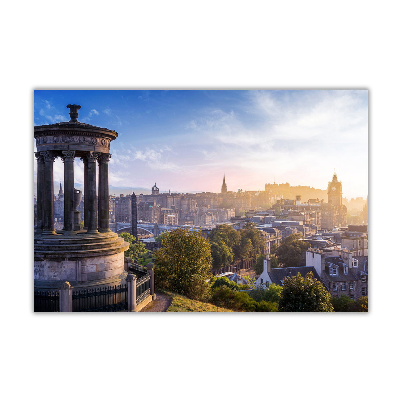 Edinburgh Canvas Wall Art Picture Print for the Living Room, Bedroom, Home Decor