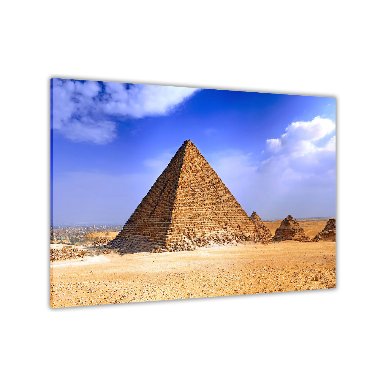 Eygpt Pyramid Canvas Wall Art Picture Print for the Living Room, Bedroom, Home Decor