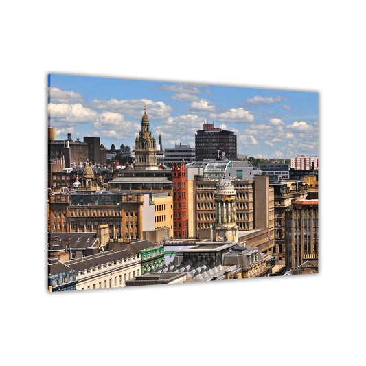 Glasgow Daylight Canvas Wall Art Picture Print for the Living Room, Bedroom, Home Decor