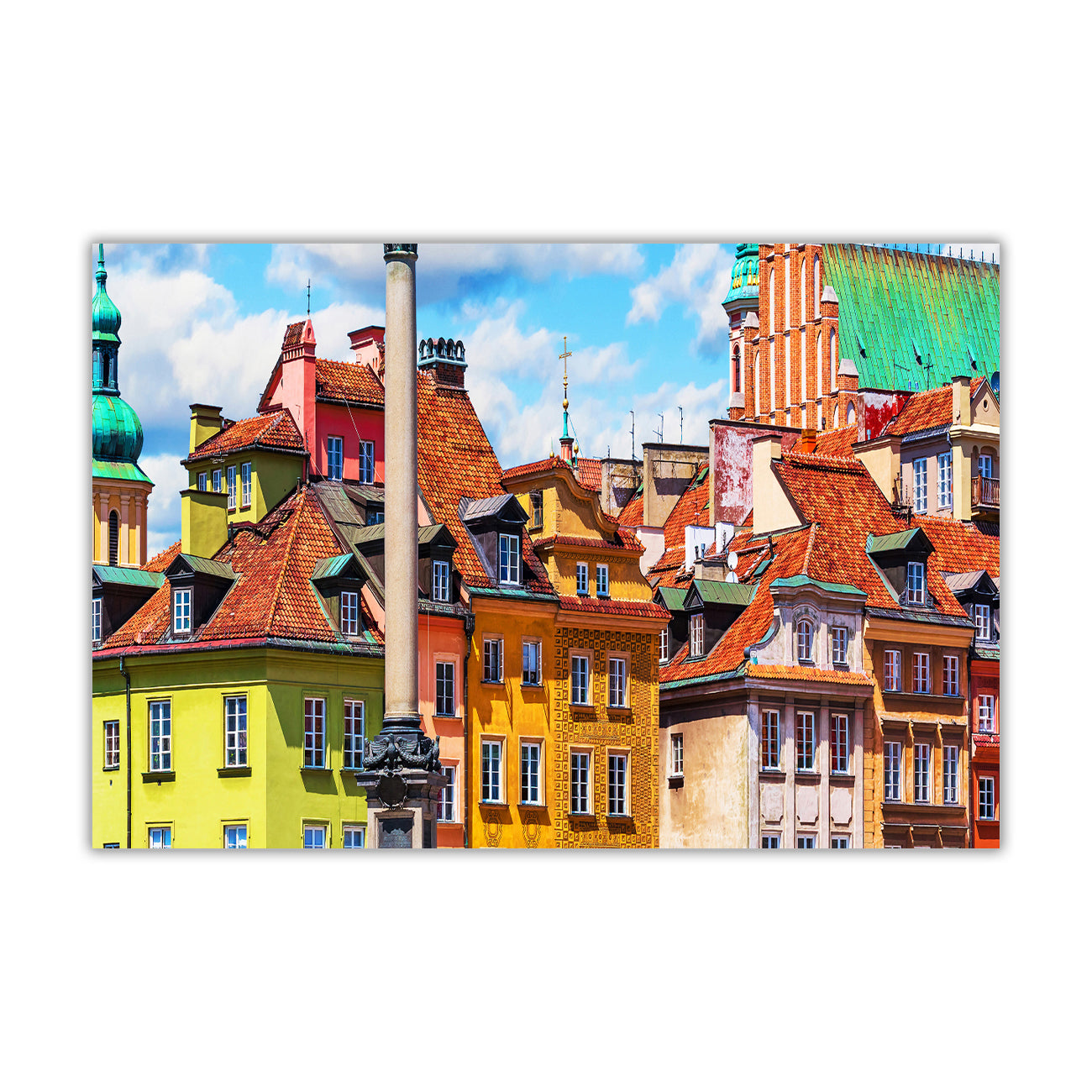 Historic Poland Canvas Wall Art Picture Print for the Living Room, Bedroom, Home Decor