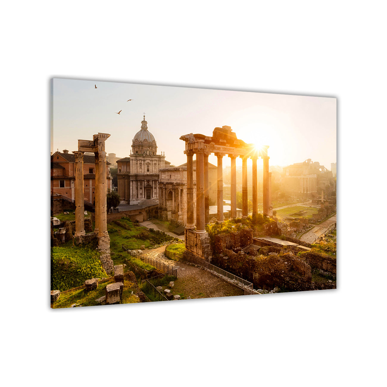 Italy Ancient Rome Canvas Wall Art Picture Print for the Living Room, Bedroom, Home Decor