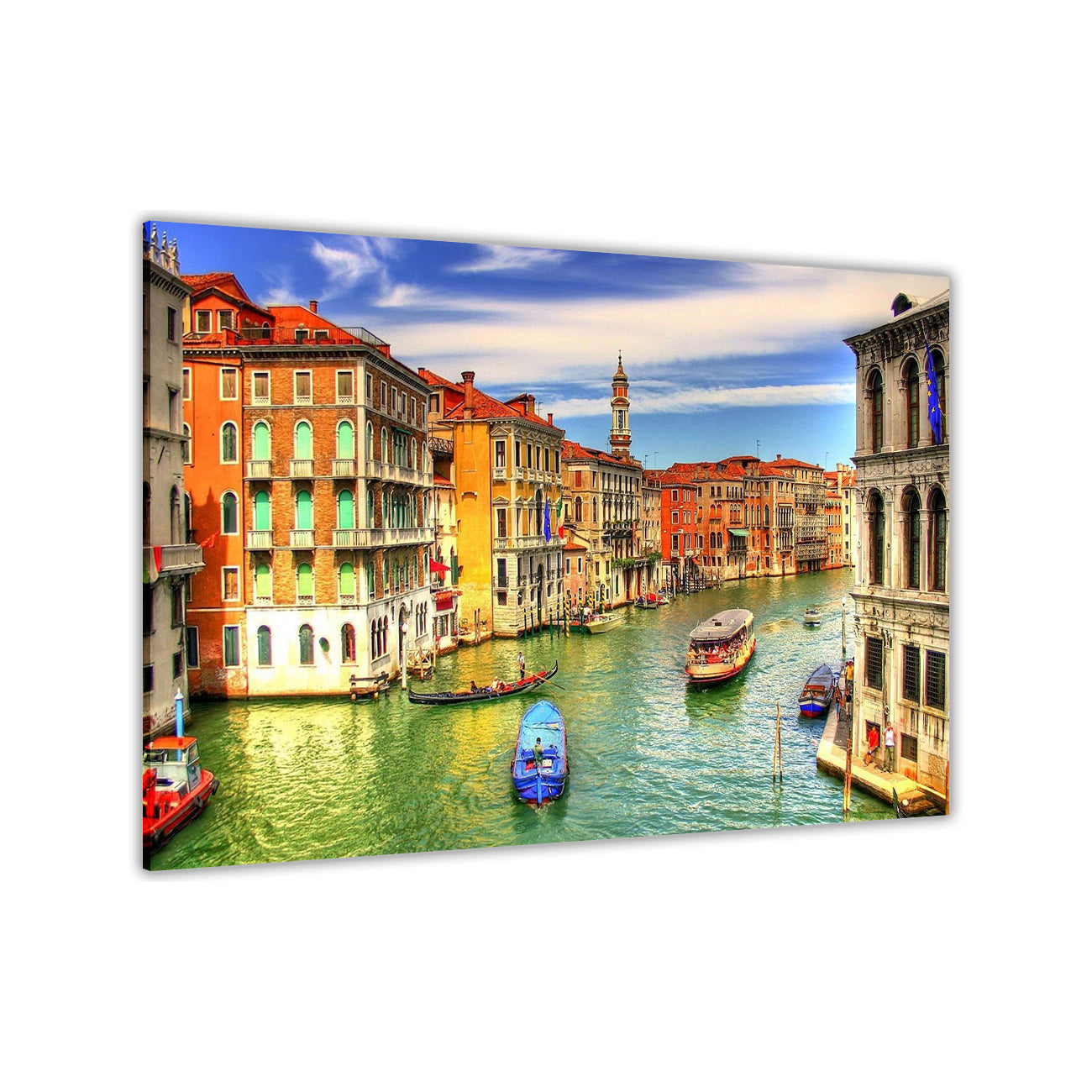 Italy Venice Grand Canal Canvas Wall Art Picture Print for the Living Room, Bedroom, Home Decor