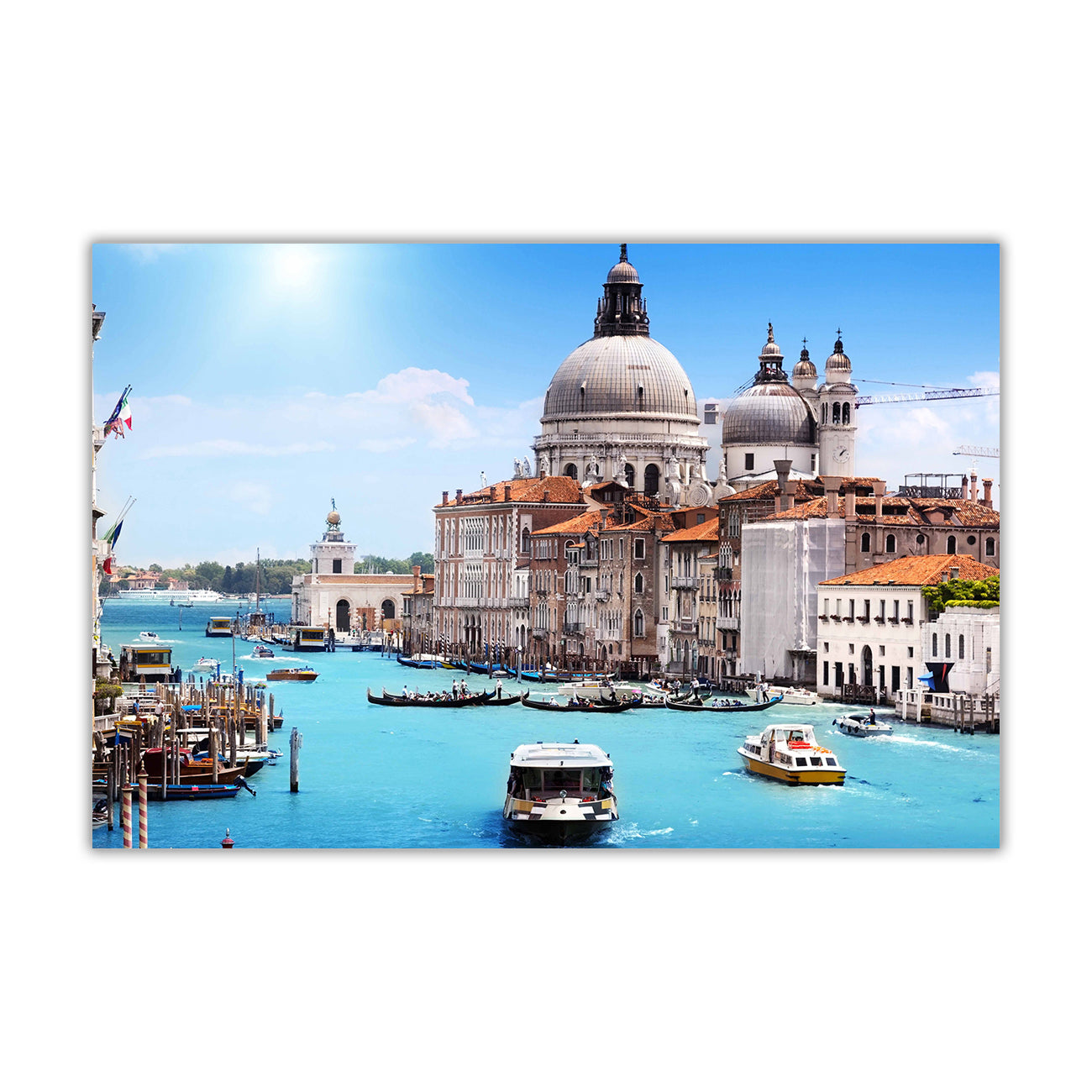 Italy Venice Canvas Wall Art Picture Print for the Living Room, Bedroom, Home Decor