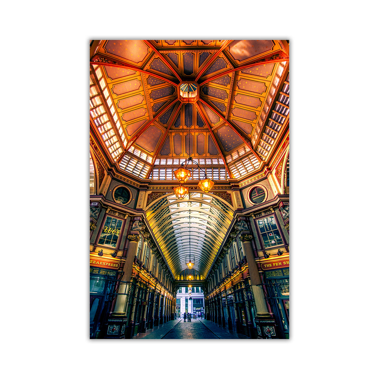 Leaden Hall Market Canvas Wall Art Picture Print for the Living Room, Bedroom, Home Decor