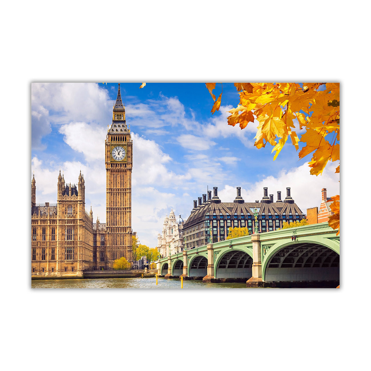 London Big Ben Canvas Wall Art Picture Print for the Living Room, Bedroom, Home Decor