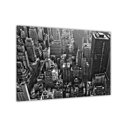 New York City Aerial View  Canvas Wall Art Picture Print for the Living Room, Bedroom, Home Decor