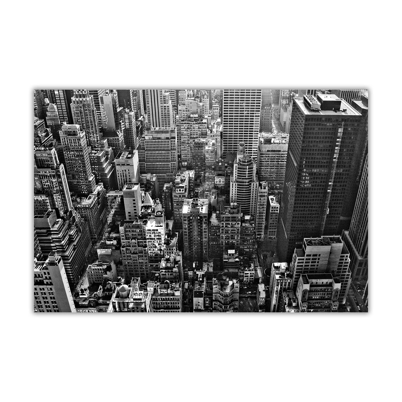 New York City Aerial View  Canvas Wall Art Picture Print for the Living Room, Bedroom, Home Decor