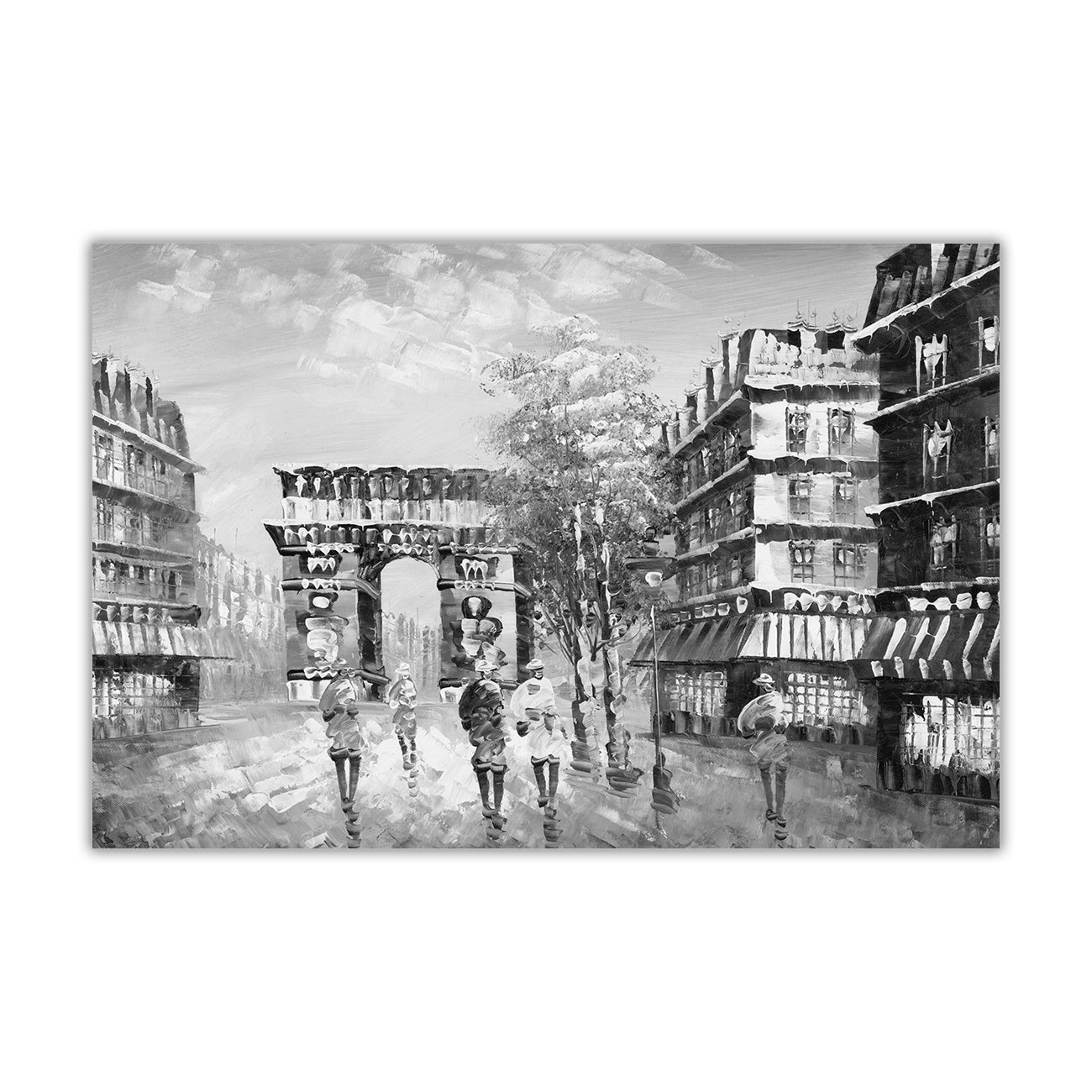 Paris Arc de Triomphe Canvas Wall Art Picture Print for the Living Room, Bedroom, Home Decor