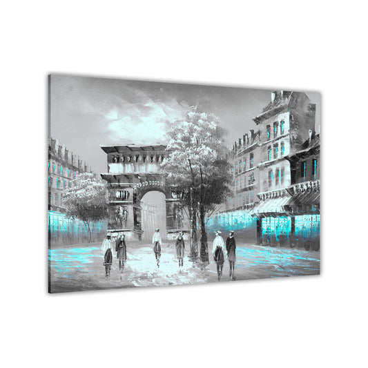 Paris Arc de Triomphe Canvas Wall Art Picture Print for the Living Room, Bedroom, Home Decor