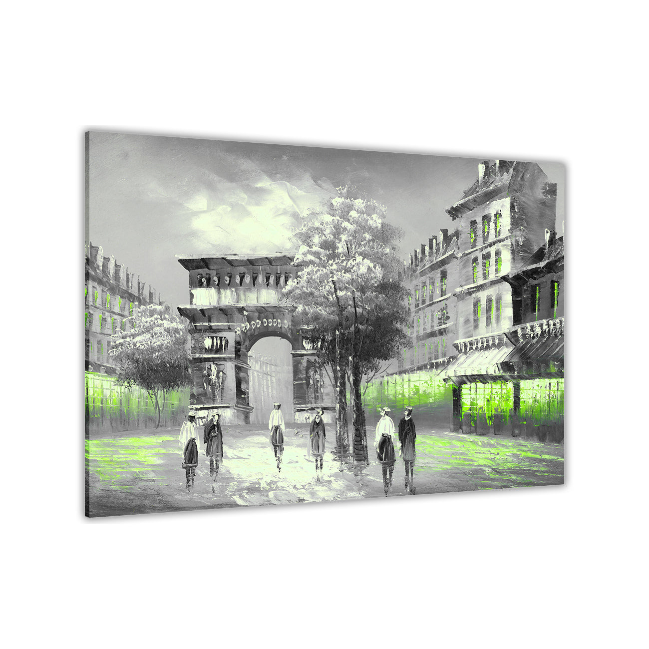 Paris Arc de Triomphe Canvas Wall Art Picture Print for the Living Room, Bedroom, Home Decor