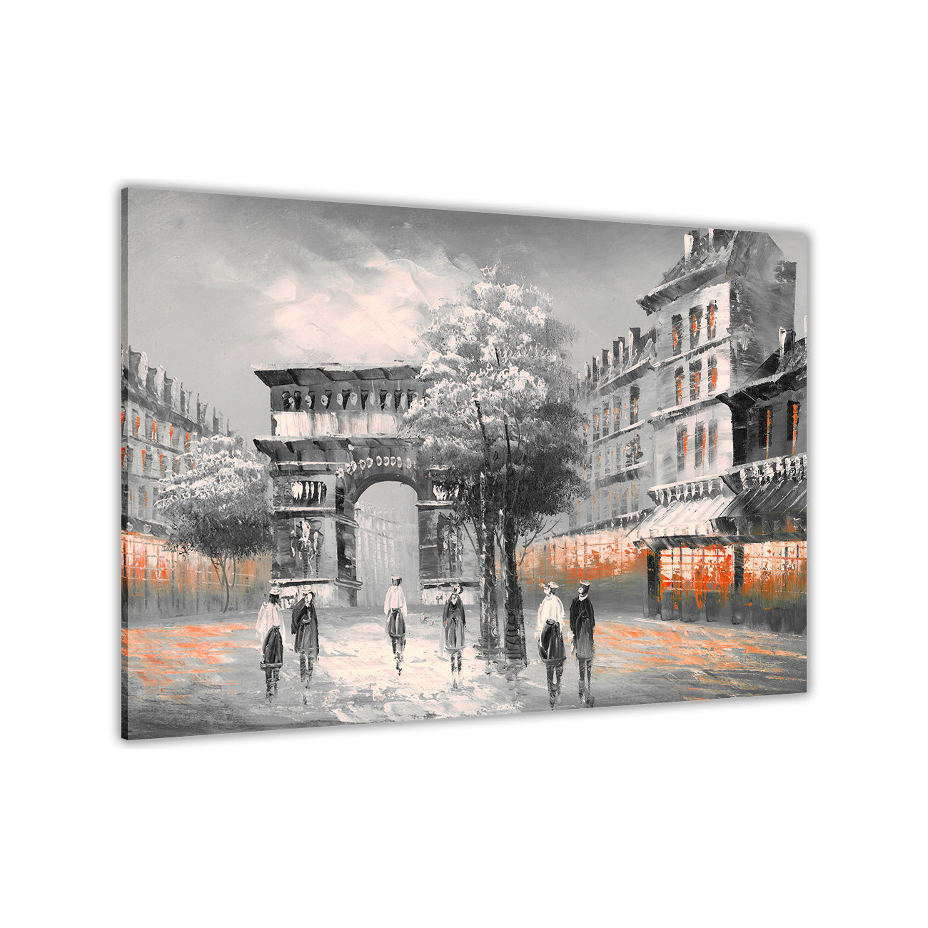 Paris Arc de Triomphe Canvas Wall Art Picture Print for the Living Room, Bedroom, Home Decor