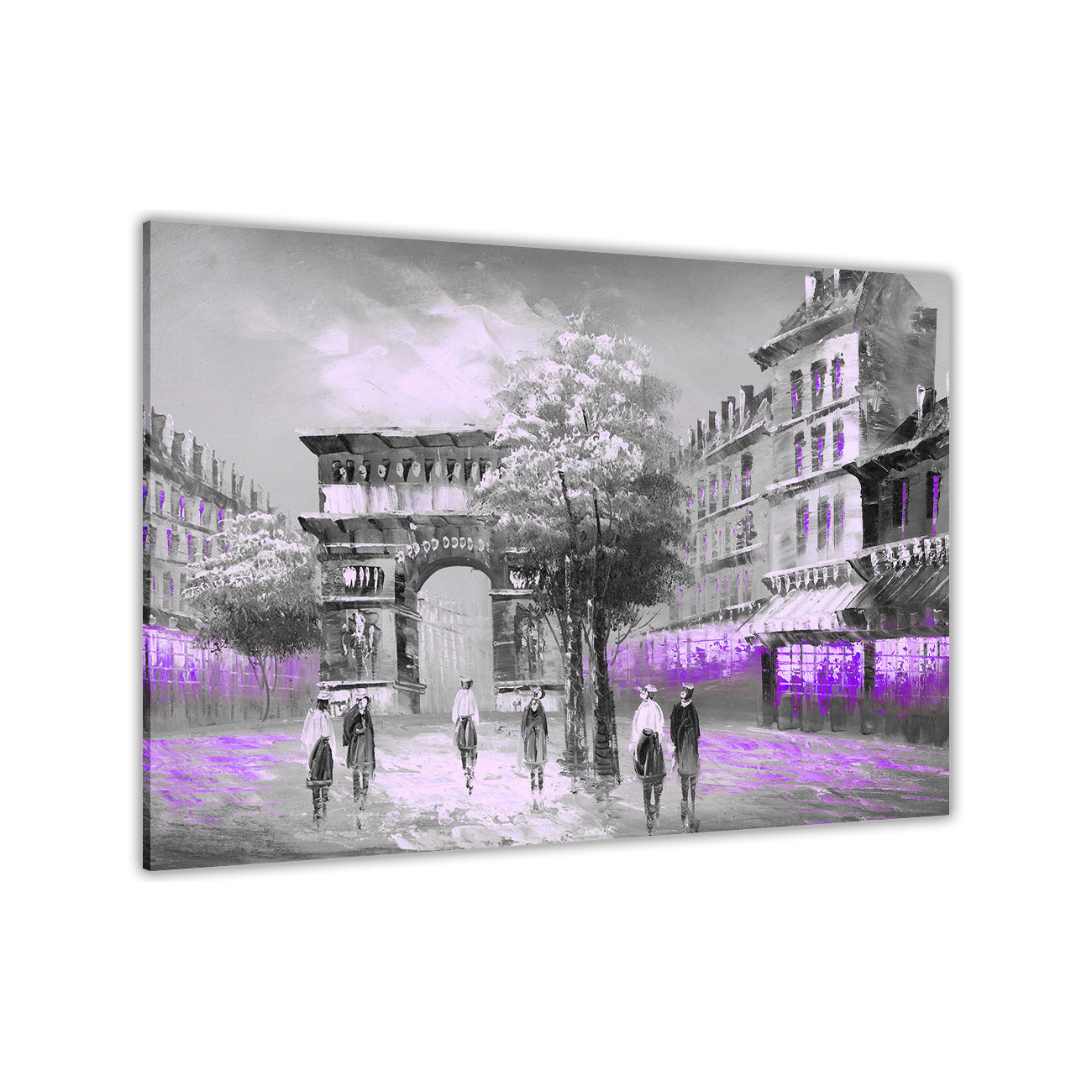 Paris Arc de Triomphe Canvas Wall Art Picture Print for the Living Room, Bedroom, Home Decor
