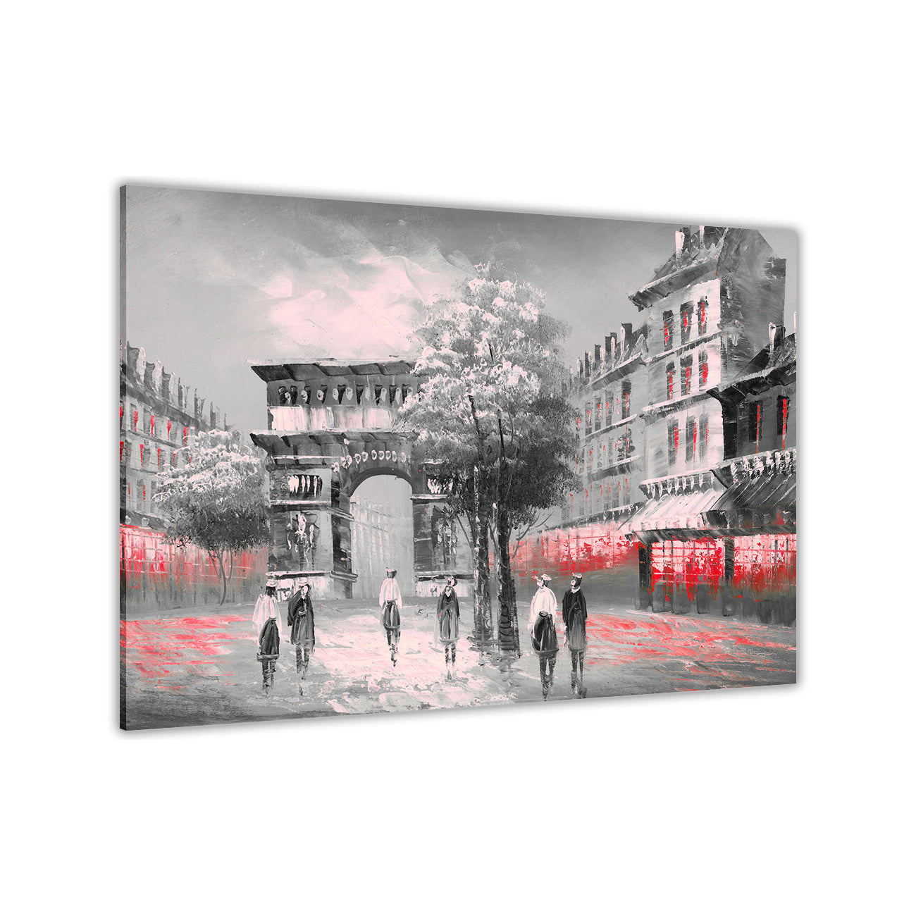 Paris Arc de Triomphe Canvas Wall Art Picture Print for the Living Room, Bedroom, Home Decor