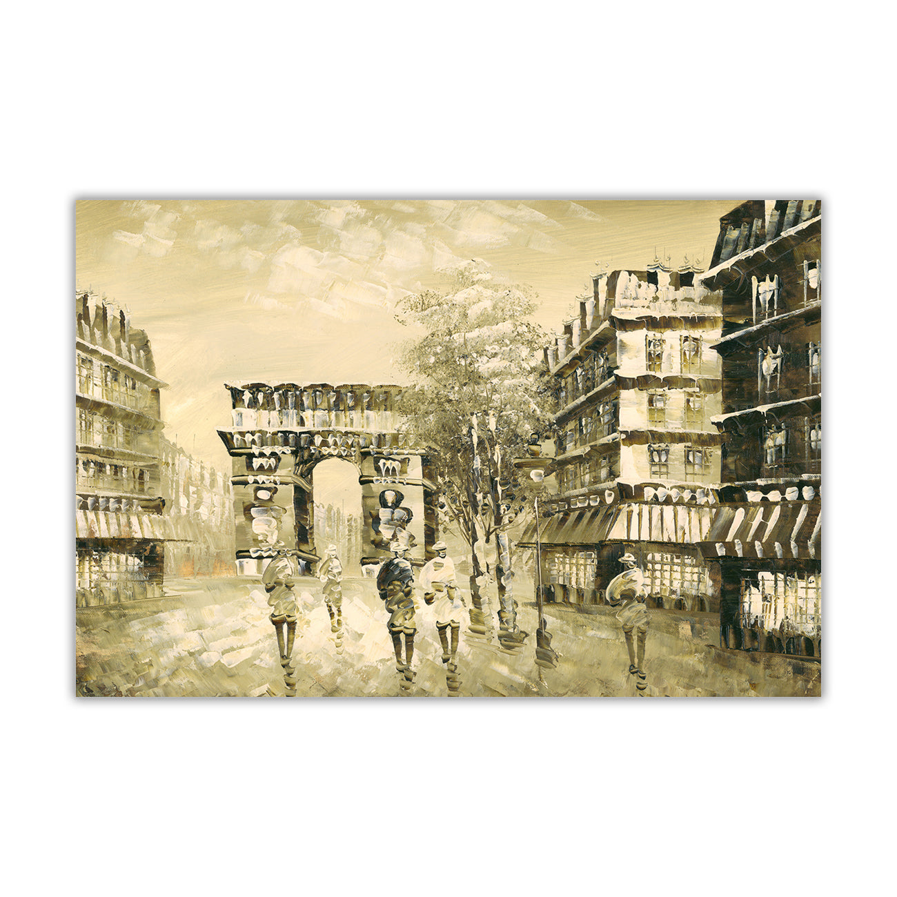 Paris Arc de Triomphe Canvas Wall Art Picture Print for the Living Room, Bedroom, Home Decor