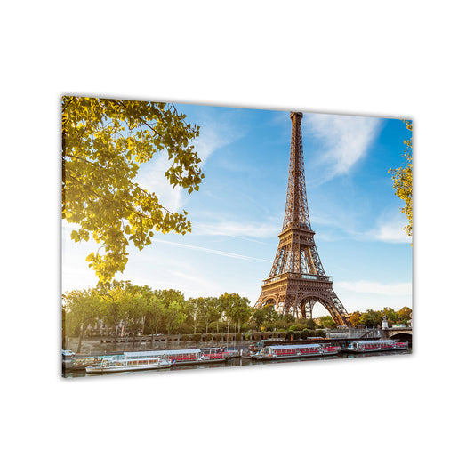 Paris Summer Canvas Wall Art Picture Print for the Living Room, Bedroom, Home Decor