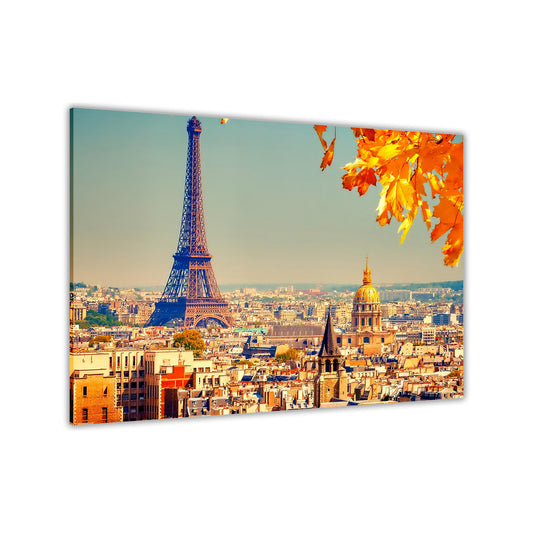 Paris Sunshine Canvas Wall Art Picture Print for the Living Room, Bedroom, Home Decor