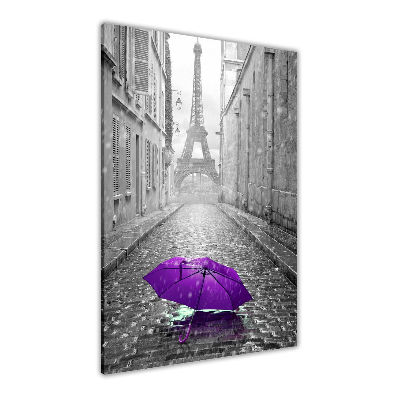 Paris Umbrella Canvas Wall Art Picture Print for the Living Room, Bedroom, Home Decor