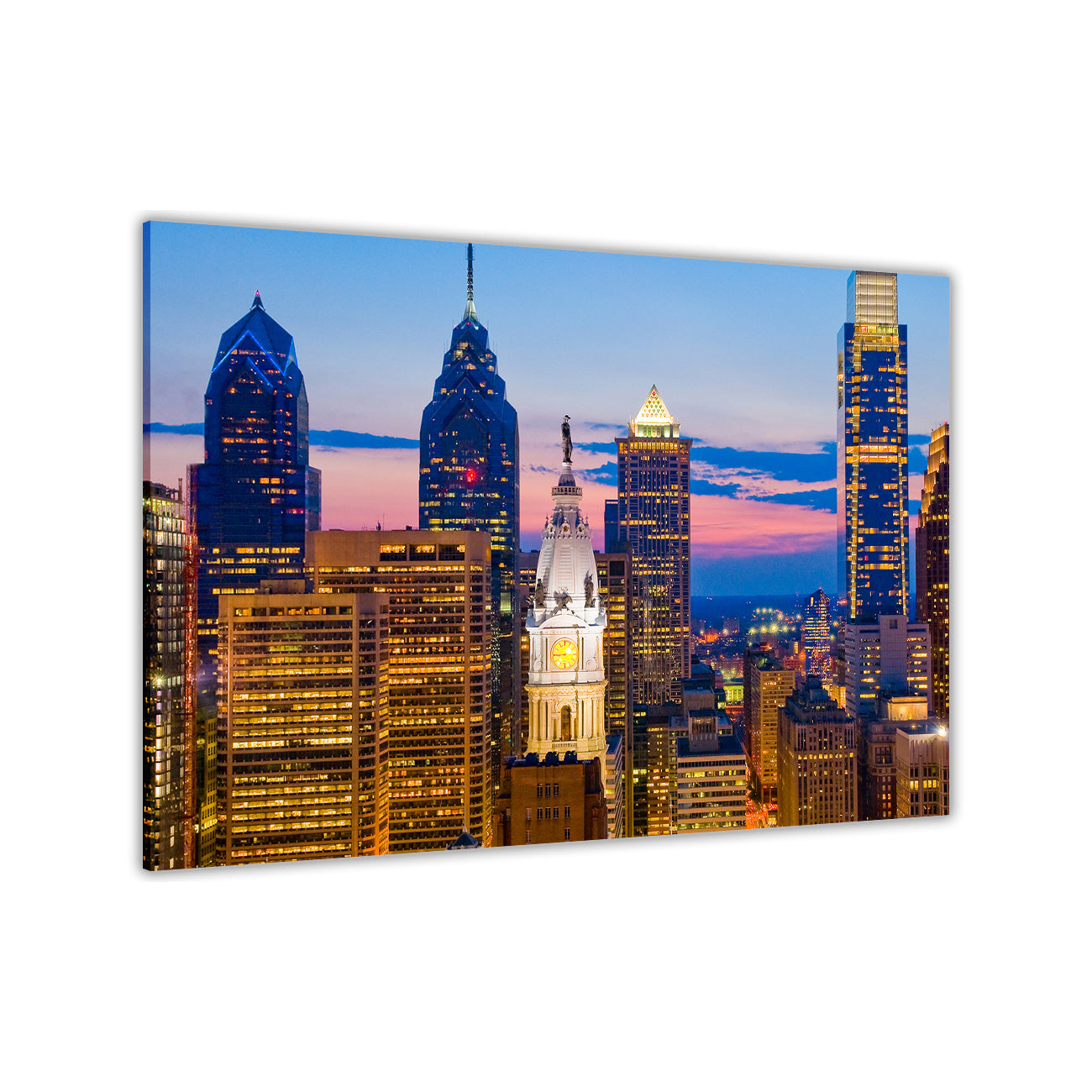 Philadelphia Canvas Wall Art Picture Print for the Living Room, Bedroom, Home Decor