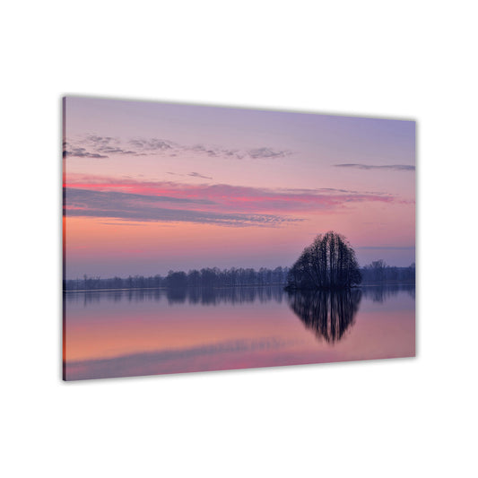 Poland Barycz River Canvas Wall Art Picture Print for the Living Room, Bedroom, Home Decor