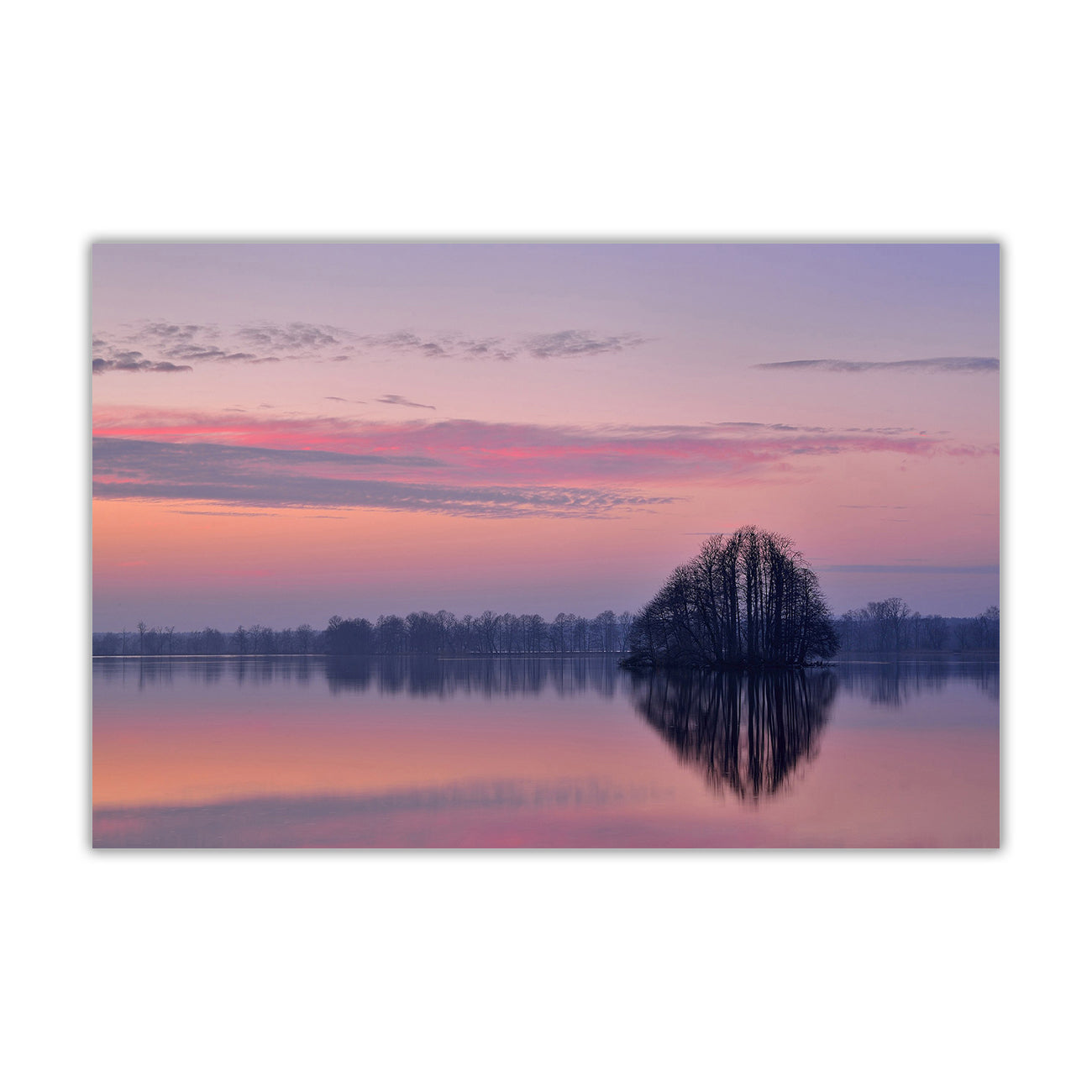 Poland Barycz River Canvas Wall Art Picture Print for the Living Room, Bedroom, Home Decor